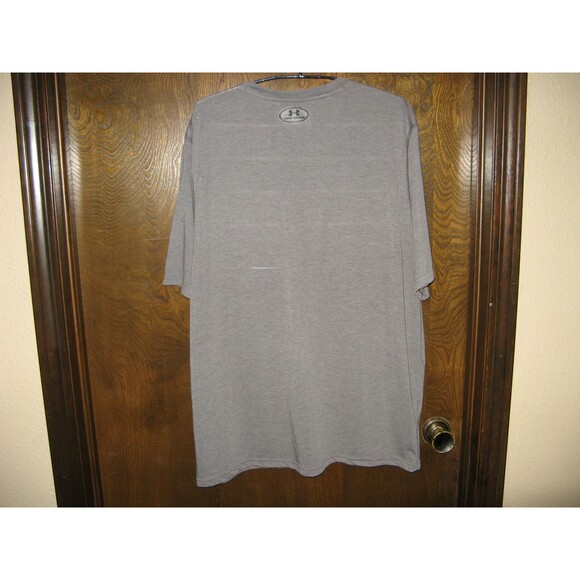 Mens Under Armour Threadborne Loose Heat Gear Gray Athletic T-Shirt Size 2XL - Picture 3 of 3